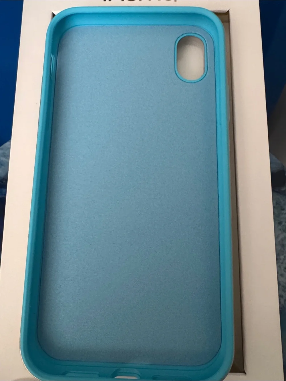 iHome Turquoise and Gold Protective Case for iPhone XR